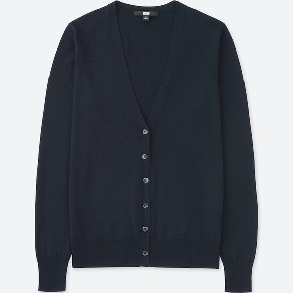 Uniqlo Sweaters - Uniqlo navy cardigan